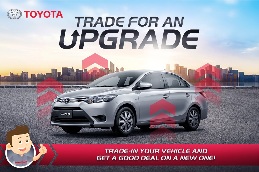 Trade-in your vehicle for a good deal on a new one